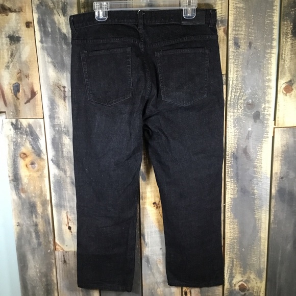 Ralph Lauren black denim jeans vintage size 34x25 - Picture 2 of 7